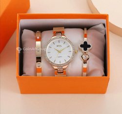 Coffret montre et bracelets femme
