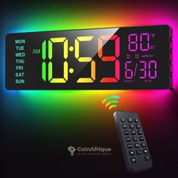 Horloge numérique avec télécommande